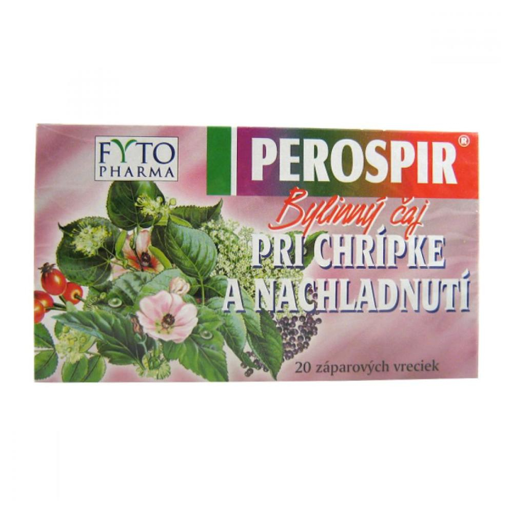 FYTOPHARMA Bylinný čaj při chřipce + nachlazení 20x 1 g