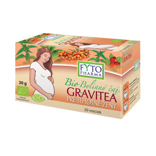 FYTOPHARMA Gravitea BIO Bylinný čaj pro těhotné ženy, porcovaný 20 x 1.5 g