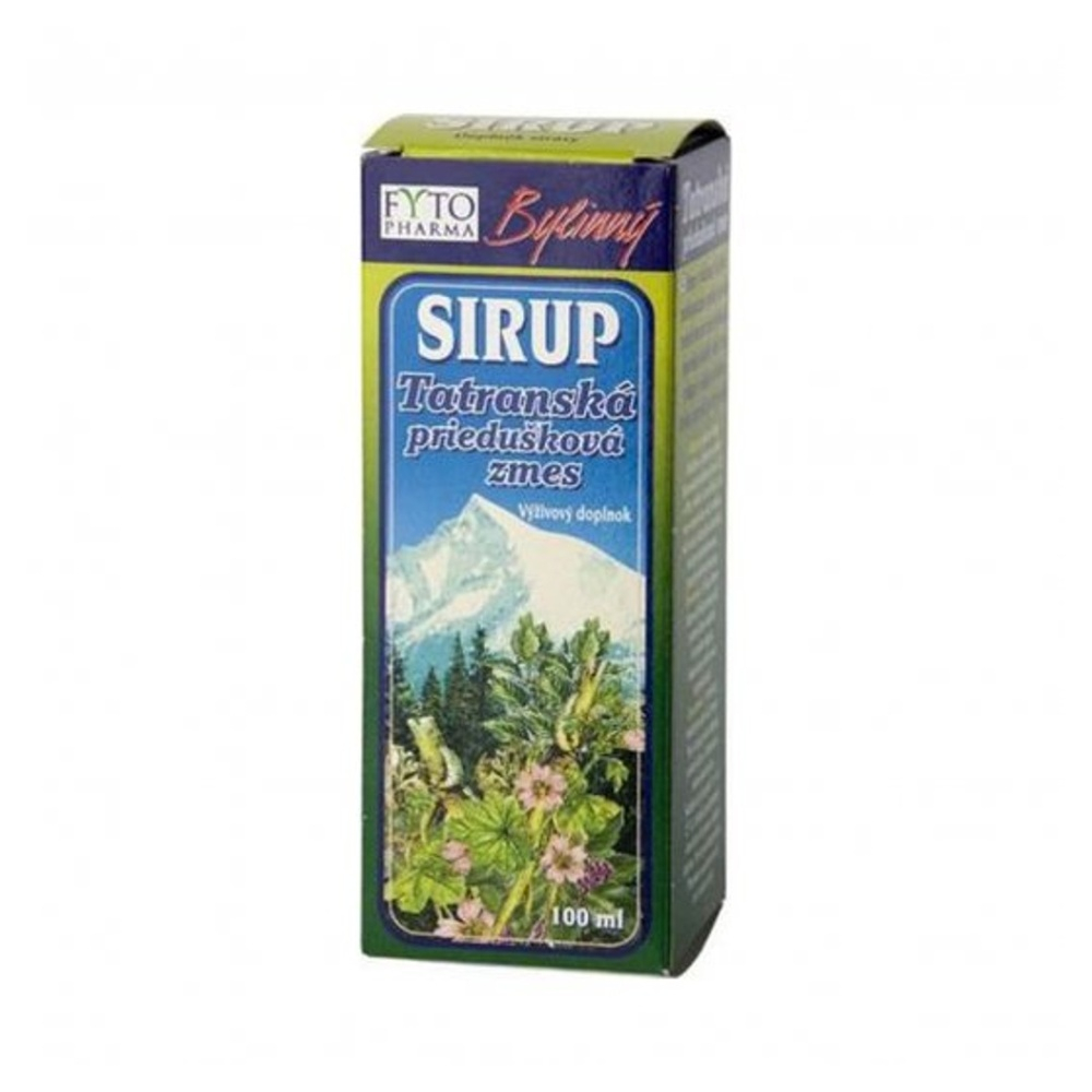 FYTOPHARMA Tatranská průdušková směs bylinný sirup 100 ml