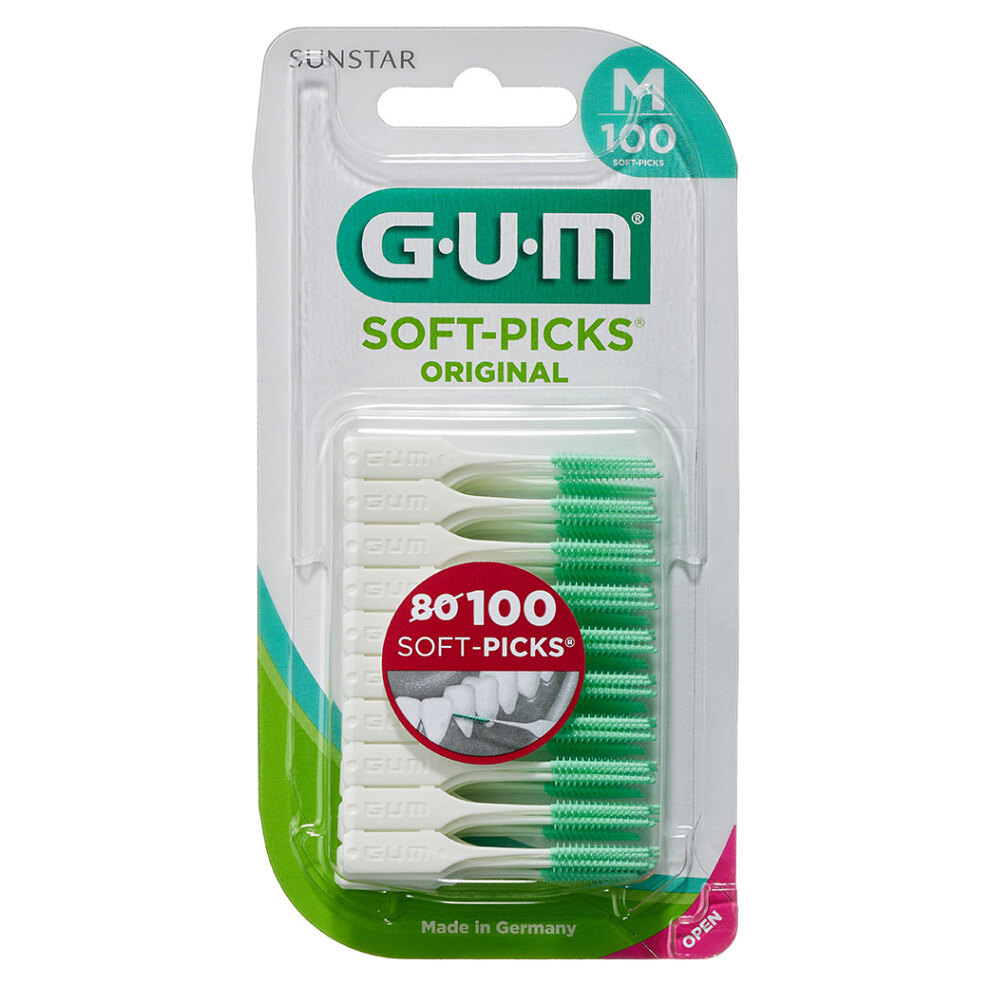 G.U.M Soft-Picks mezizubní kartáček gumový M 100 kusů