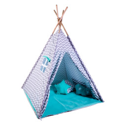 g21 Hračka stan Teepee Jezerní království, tyrkysové