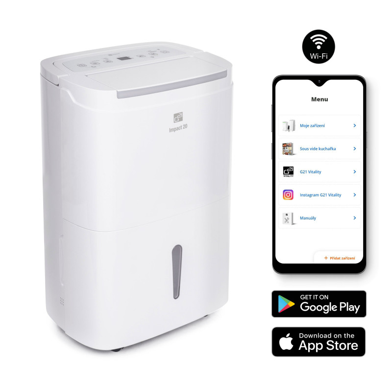 g21 Odvlhčovač Impact 20 kapacita 20l/24h