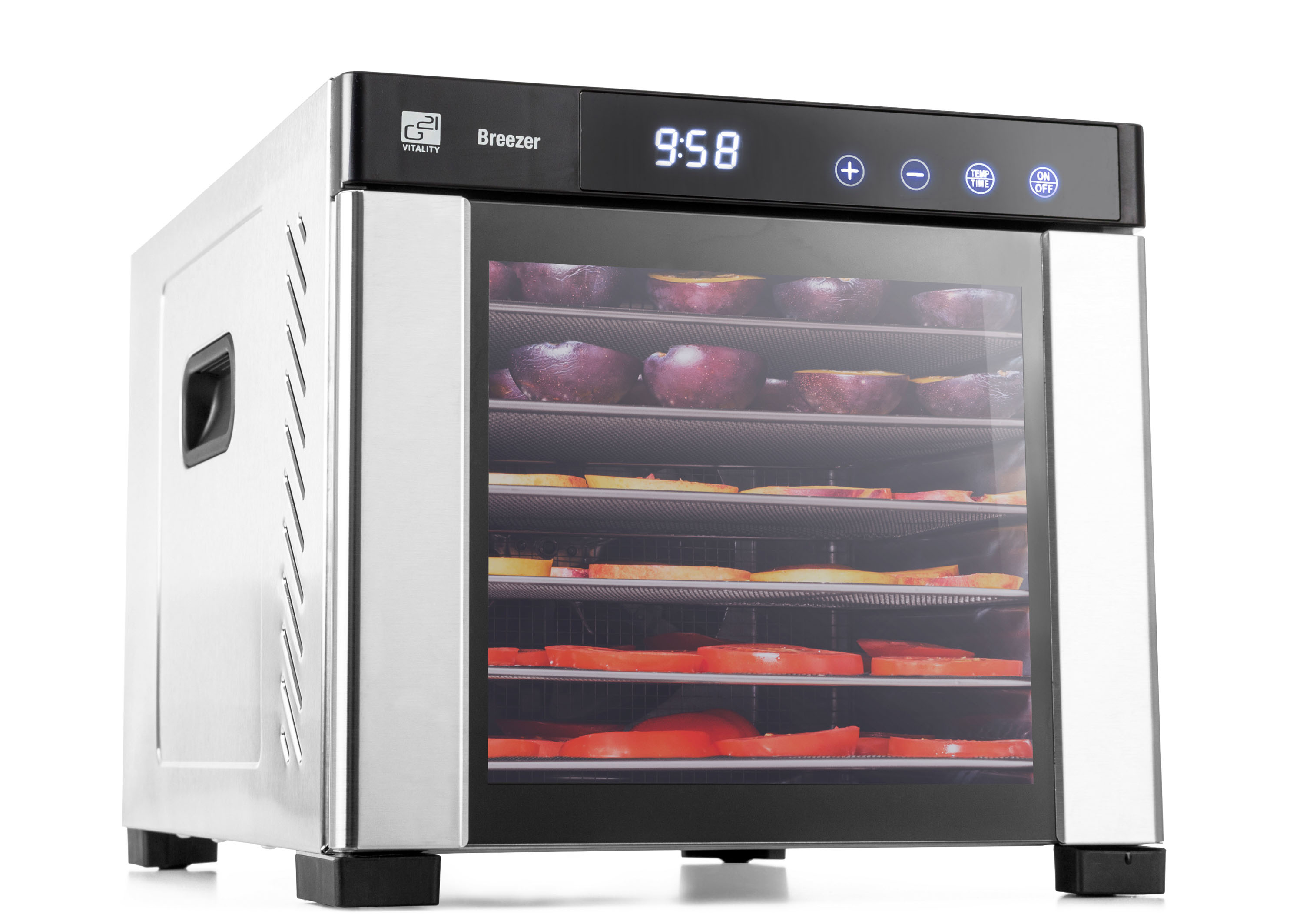 g21 Sušička ovoce Breezer nerez