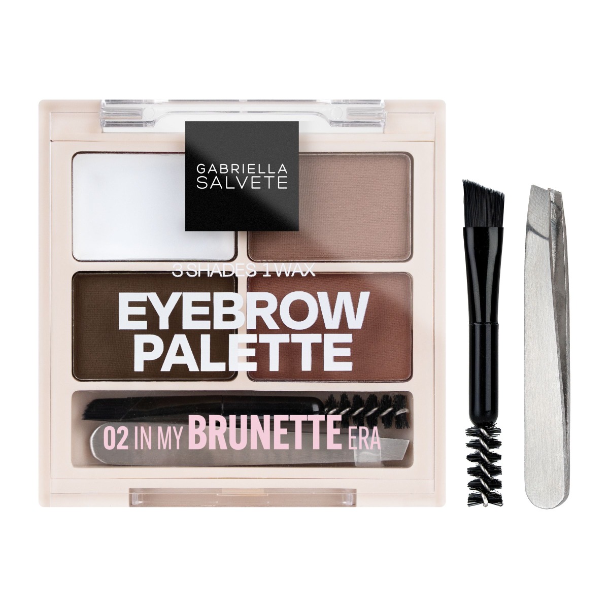 Gabriella Salvete Eyebrow Palette 02 In My Brunette Era sada na obočí 1 ks