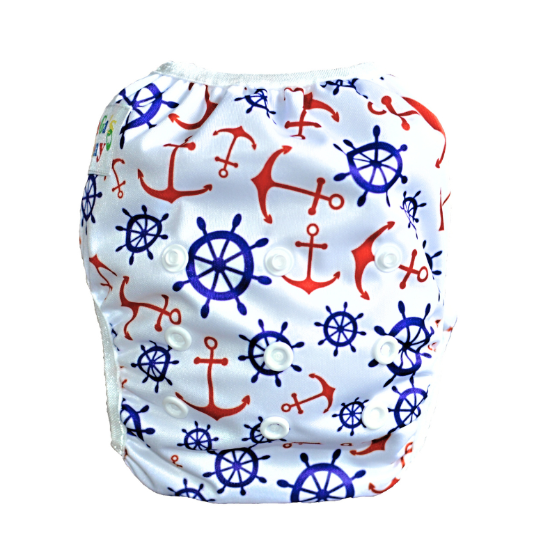 GaGa's pleny Plenkové plavky pro miminko Kotvy červené