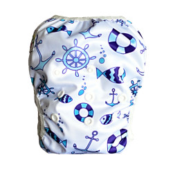 GaGa's pleny Plenkové plavky pro miminko Kotvy modré