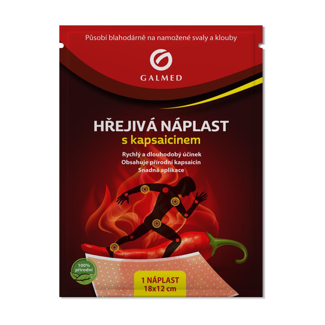 GALMED Kapsaicinová hřejivá náplast 2 ks