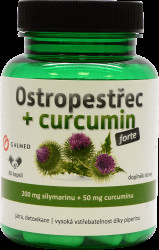 GALMED Ostropestřec forte + curcumin 60 kapslí