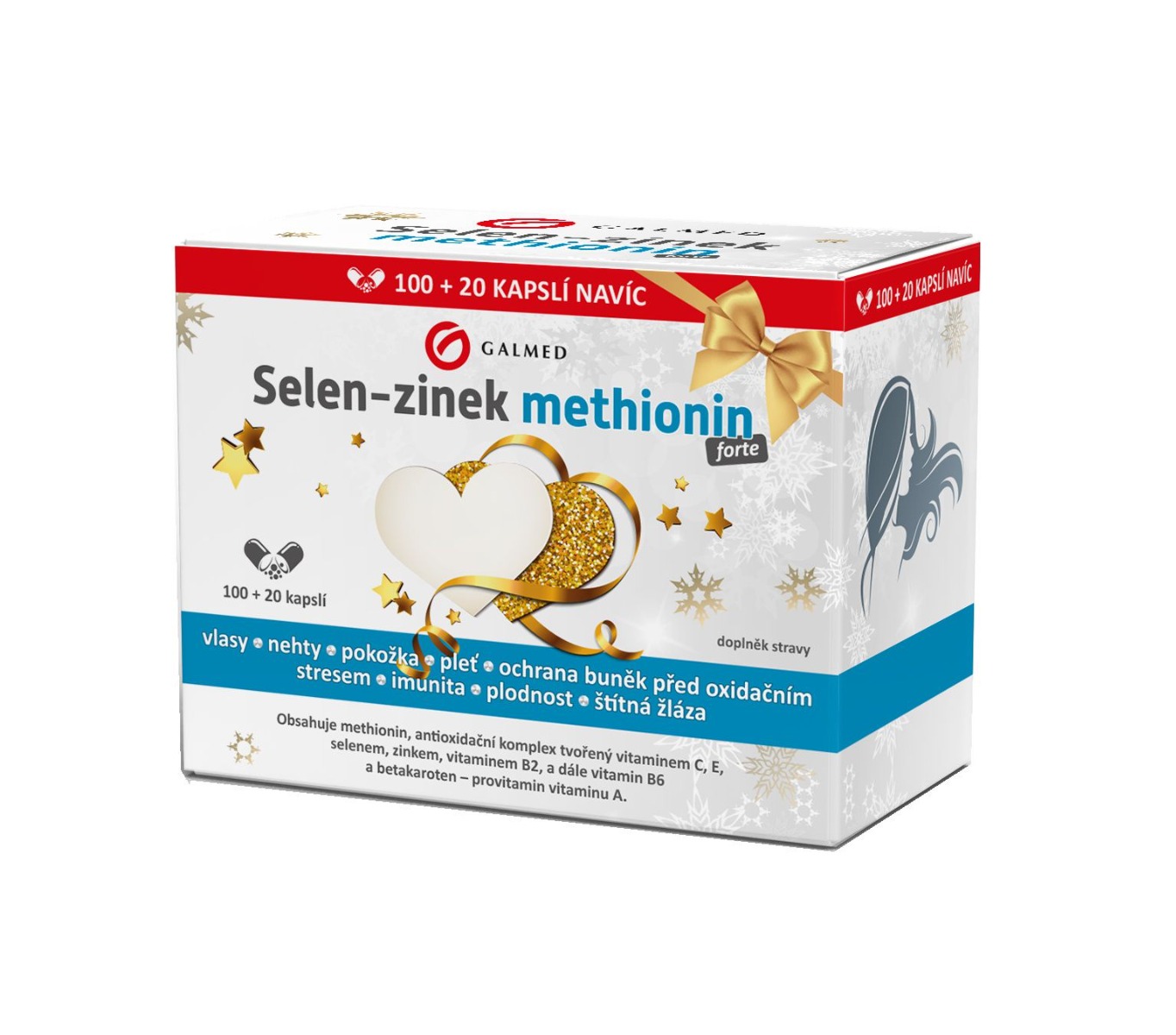 Galmed Selen-zinek-methionin forte 100+20 kapslí