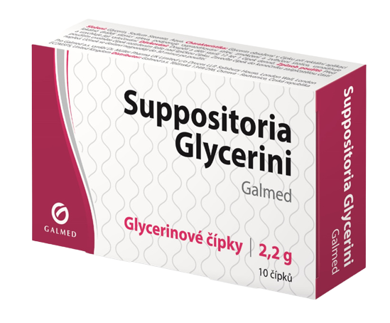 GALMED Suppositoria Glycerini čípky 10 x 2.2 g