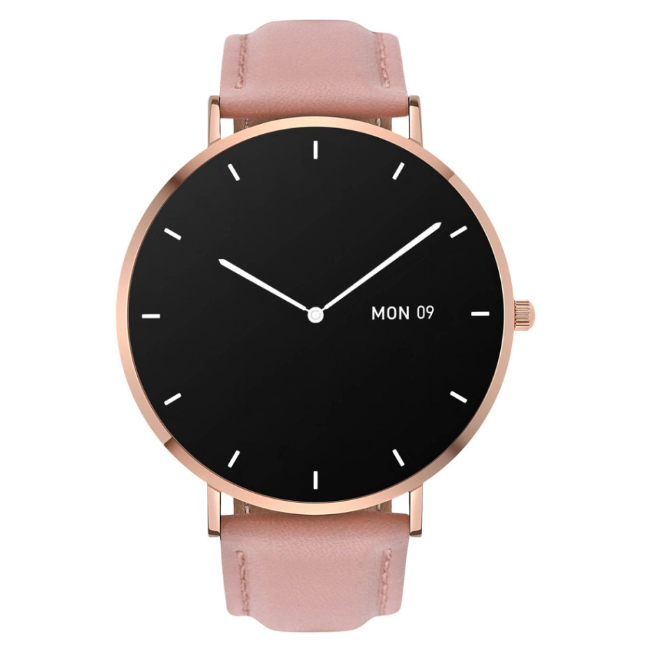 GARETT ELECTRONICS Smartwatch Verona zlatá růžový řemínek chytré hodinky