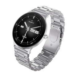 GARETT Smartwatch quantum silver steel chytré hodinky