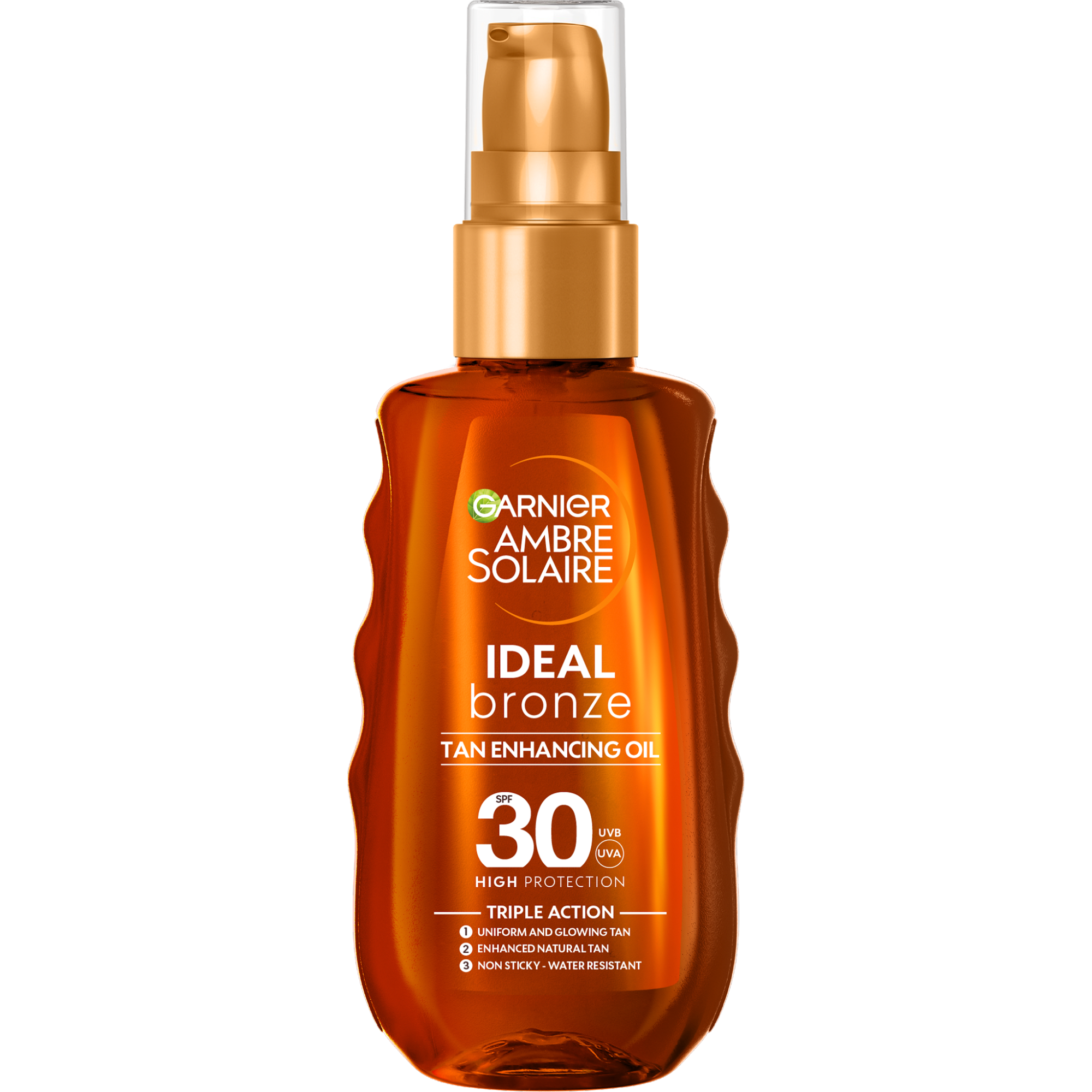 GARNIER Ambre Solaire Ideal Bronze Opalovací olej SPF 30, 150 ml