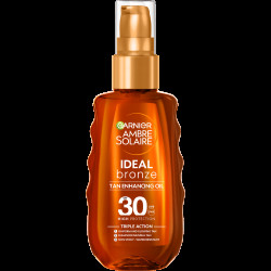 GARNIER Ambre Solaire Ideal Bronze Opalovací olej SPF 30, 150 ml
