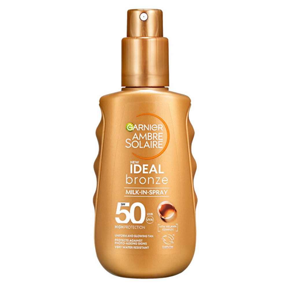 GARNIER Ambre Solaire Ideal Bronze SPF50 Opalovací mléko 150 ml