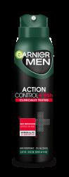 GARNIER Men Action Control + Clinical Antiperspirant ve spreji s ochranou až na 96 hodin 150 ml
