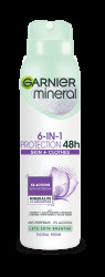GARNIER Protection 6 Floral Fresh antiperspirant ve spreji s kompletní ochranou 6v1 150 ml
