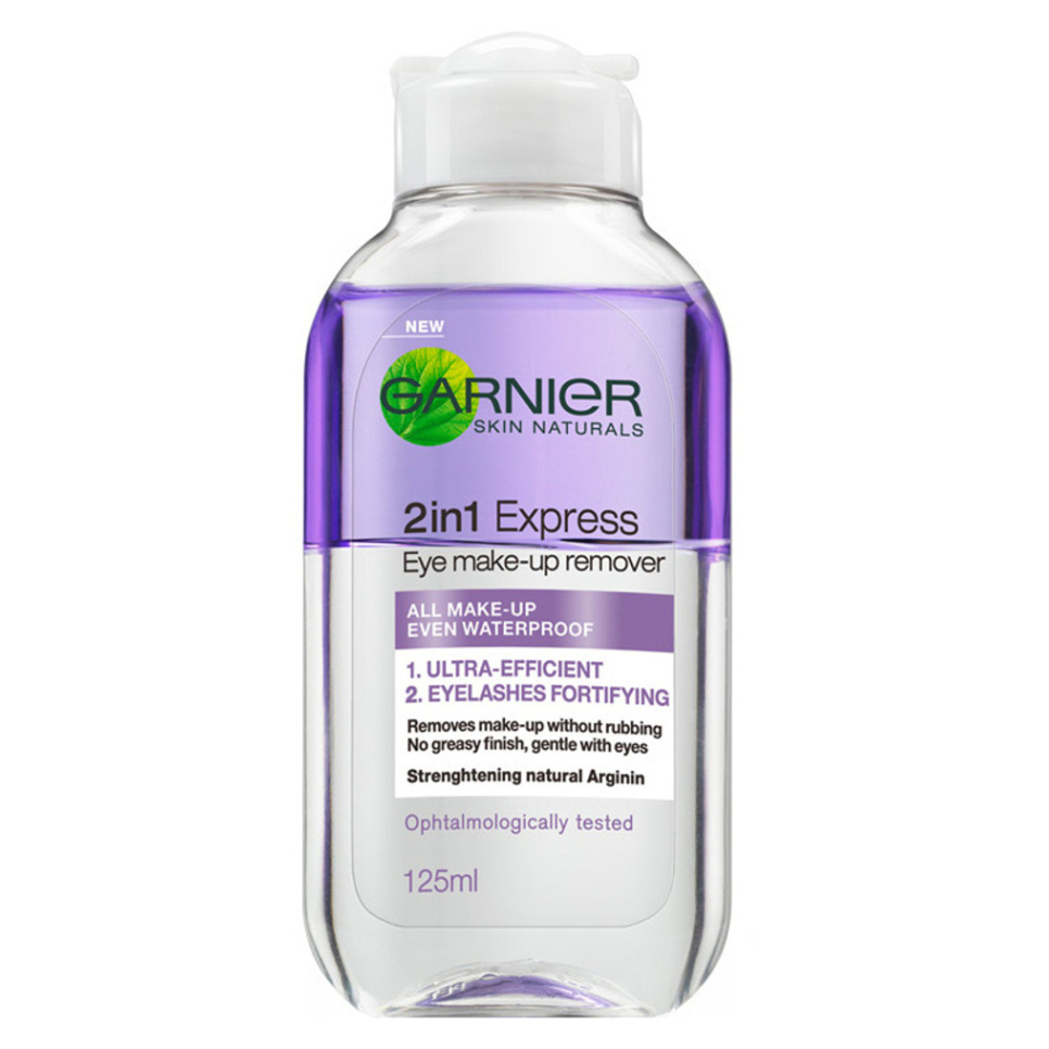 GARNIER Skin Naturals 2v1 Posilující odličovač očí 125 ml