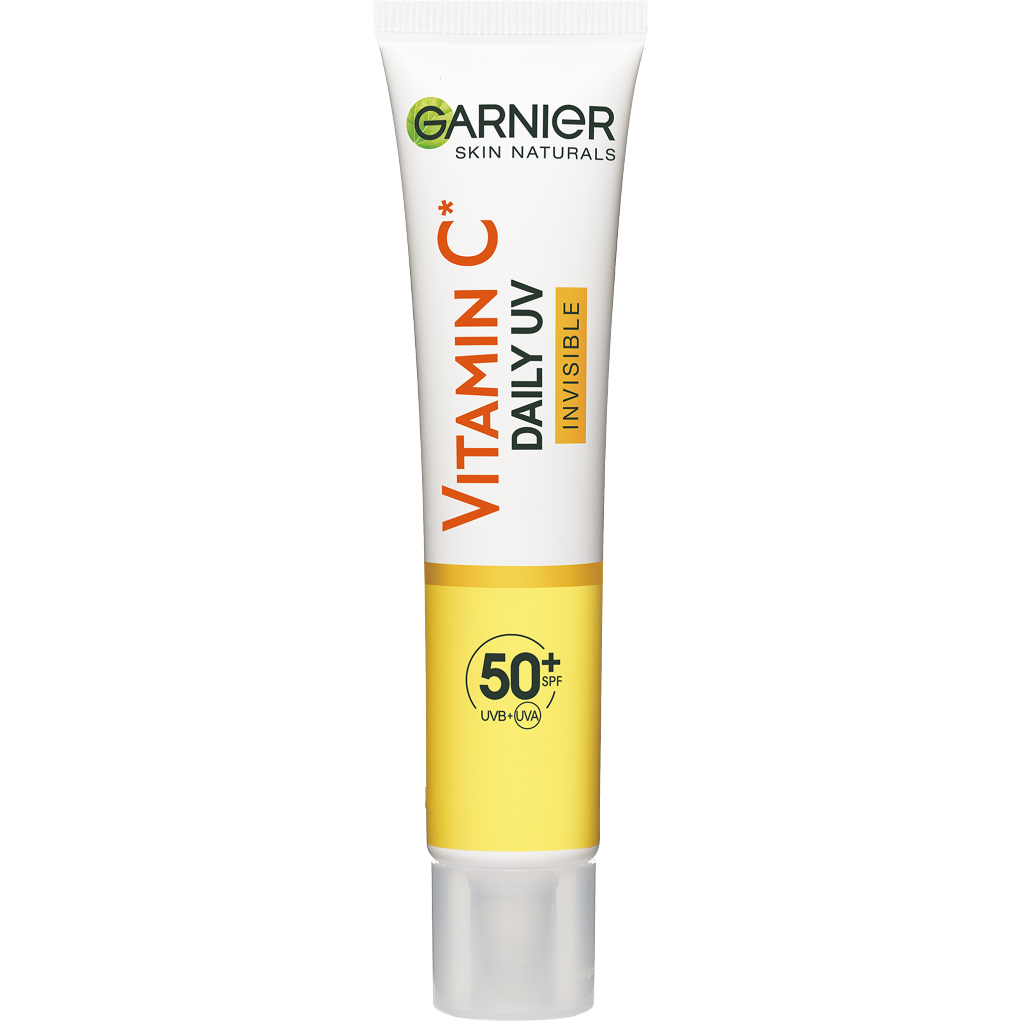 GARNIER Skin Naturals Vitamin C denní rozjasňující UV fluid SPF 50+ invisible, 40 ml