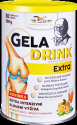 GELADRINK Extra práškový nápoj příchuť pomeranč 390 g