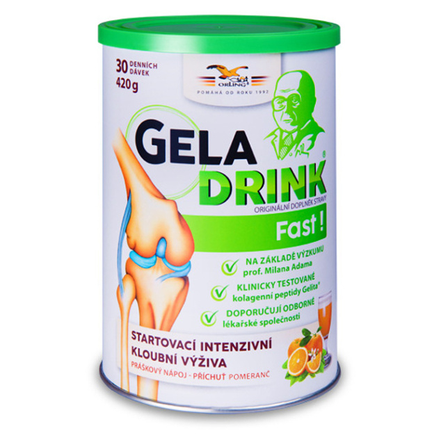 GELADRINK Fast nápoj pomeranč 420 g