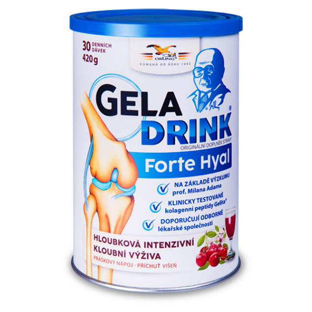 GELADRINK Forte Hyal nápoj višeň 420 g