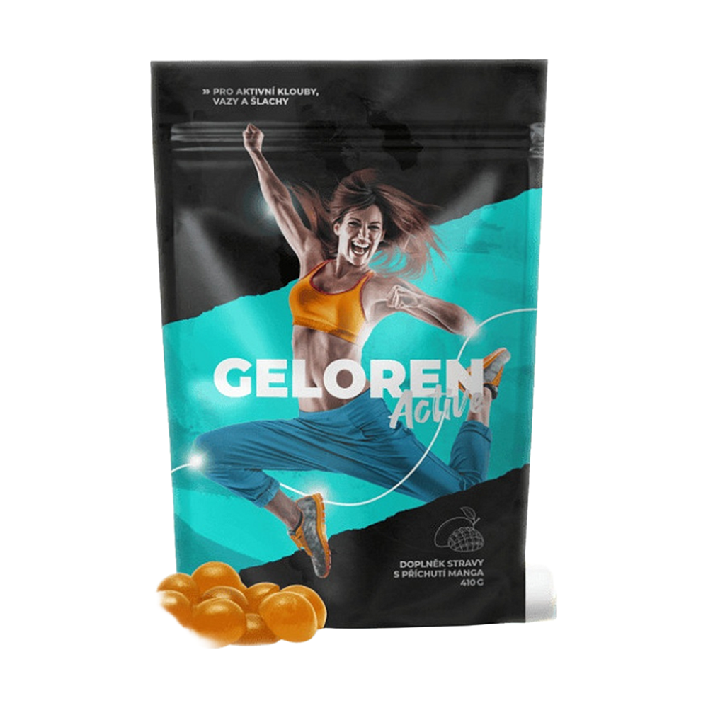 GELOREN Active příchuť mango 90 želé tablet