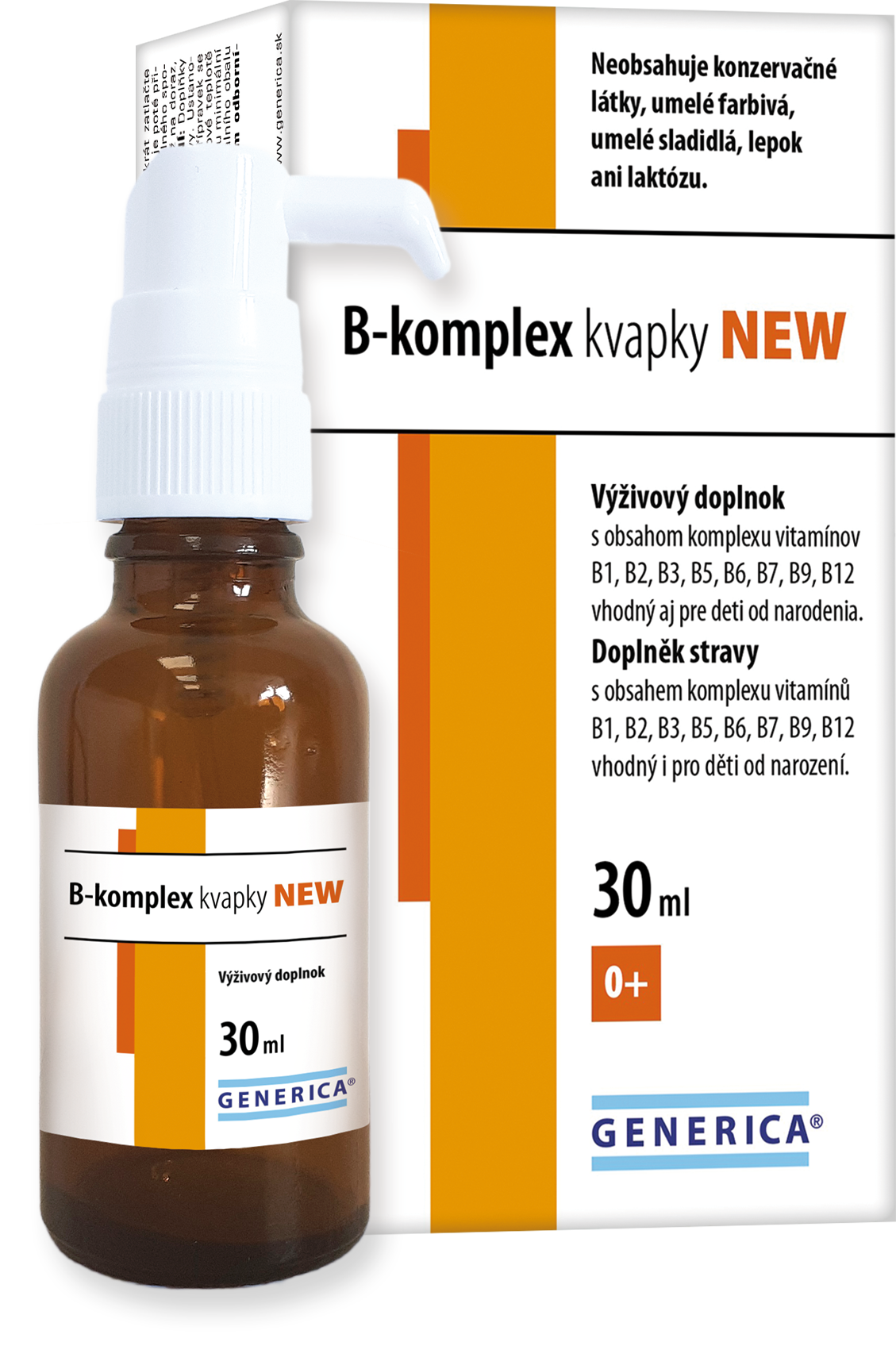 GENERICA B-komplex kvapky NEW 30 ml