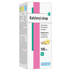GENERICA Kalciový sirup s vanilkovou příchutí 100 ml
