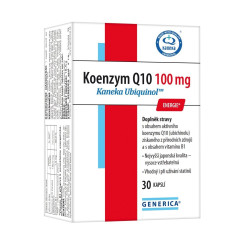 Generica Koenzym Q10 100 mg Kaneka Ubiquinol 30 kapslí