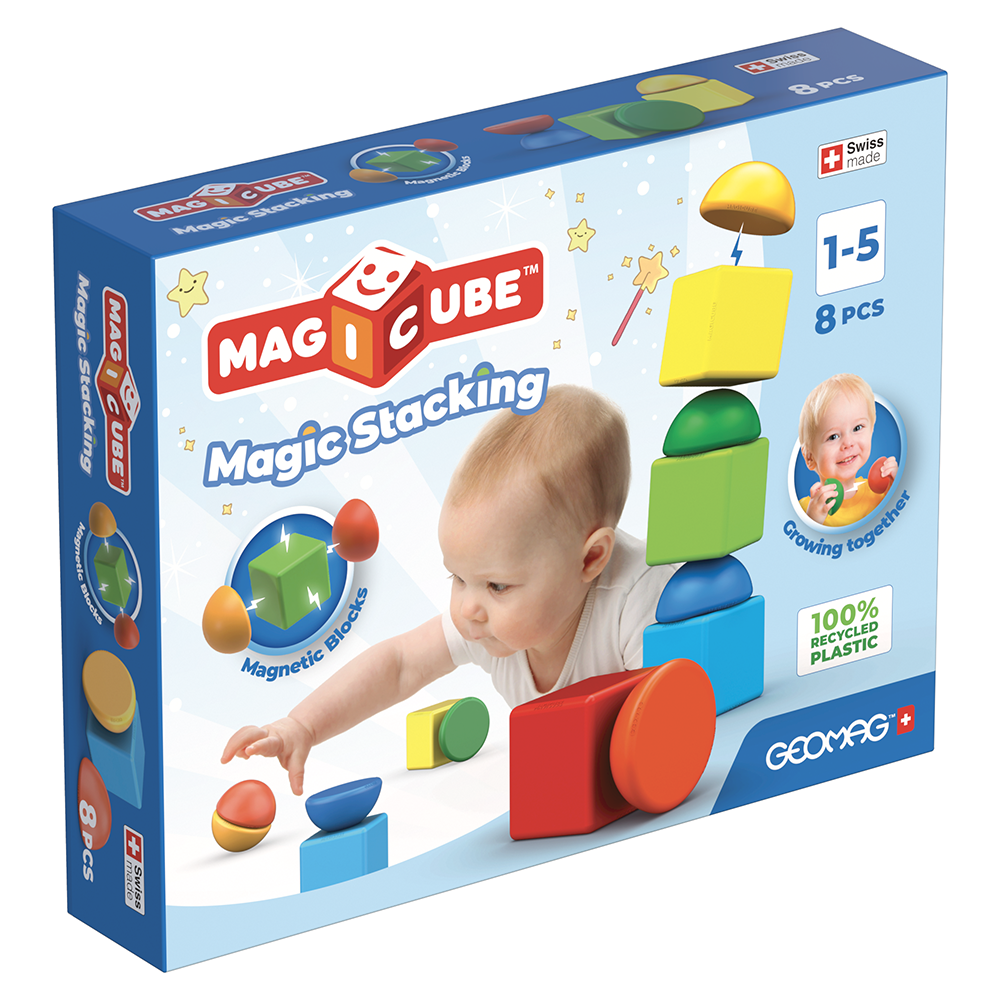 Geomag Magicube Stacking magnetická stavebnice 8 dílků