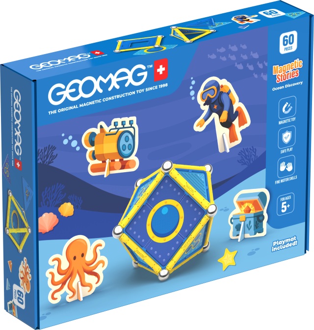 Geomag Stories Oceán magnetická stavebnice 60 dílků