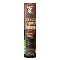 GEPA Hořká pralinková tyčinka s mléčným krémem espresso BIO 37,5 g