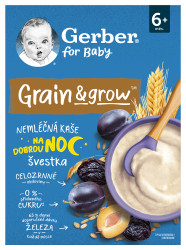 GERBER Nemléčná kaše pšenično-ovesná švestka 200 g
