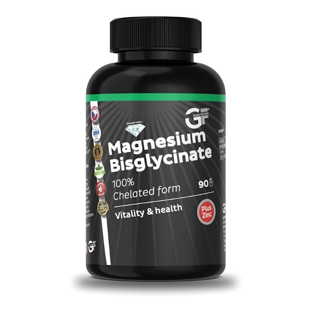 GF NUTRITION Magnesium bisglycinate + zinek 90 kapslí