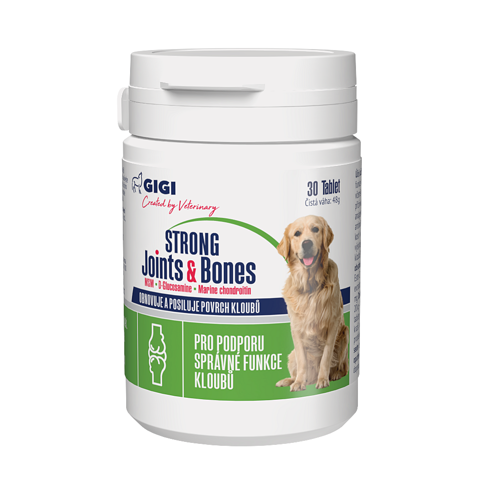 GIGI Strong joints&bones kloubní přípravek pro psy 30 tablet