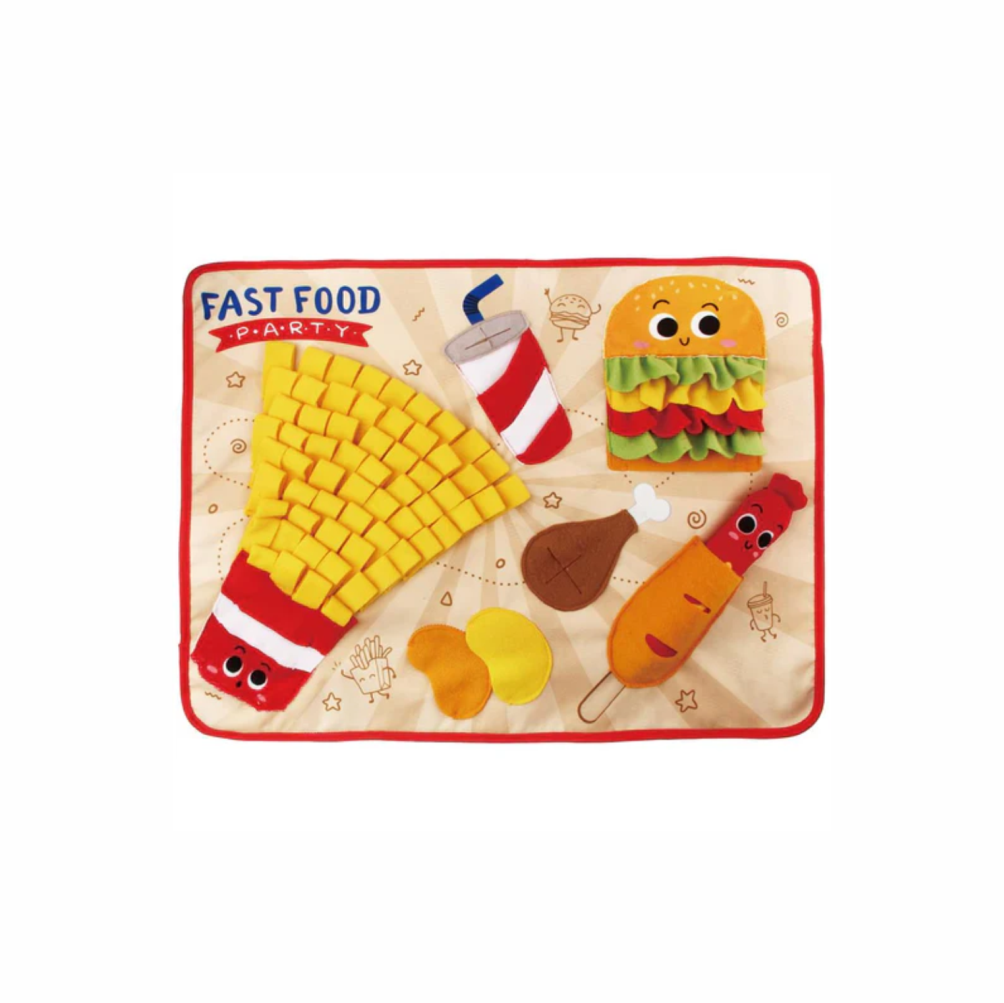 GiGwi Interaktivní čmuchací kobereček Fast food