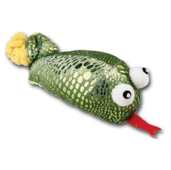 GIGWI Running Vibrující hračka pro kočky zelený had