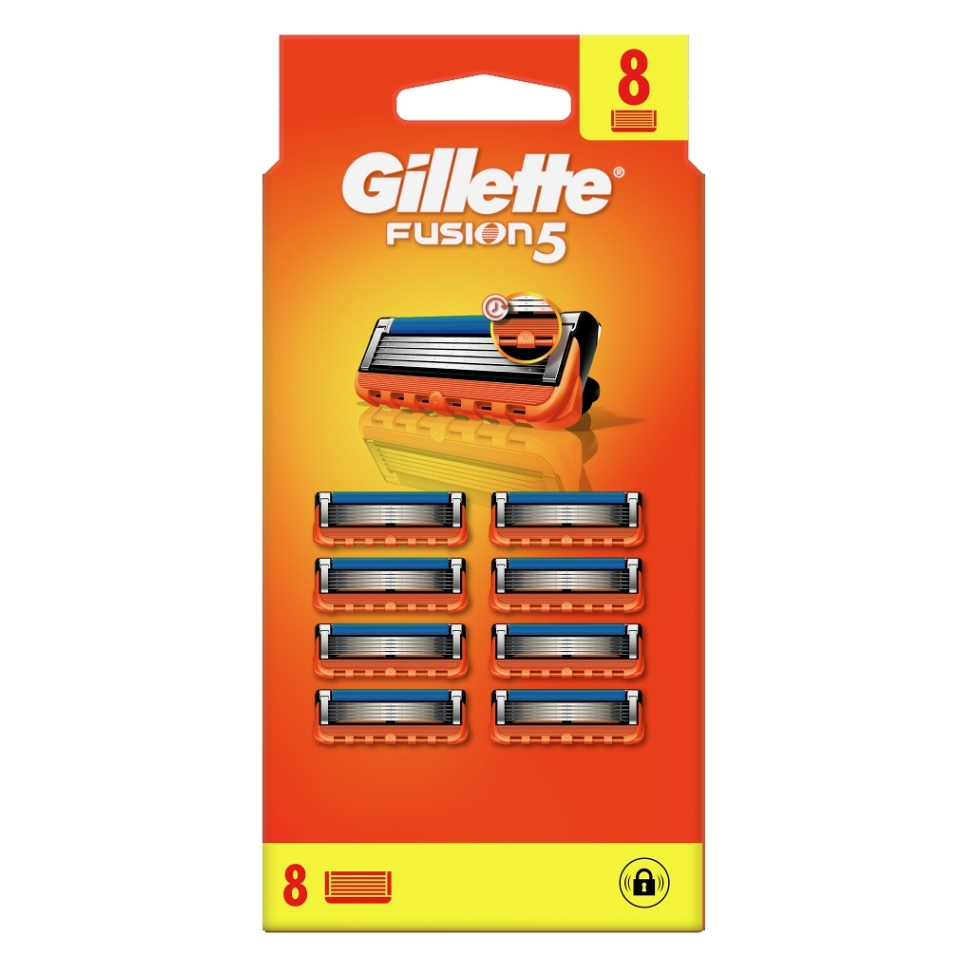 GILLETTE Fusion5 Náhradní hlavice pro muže 8 kusů