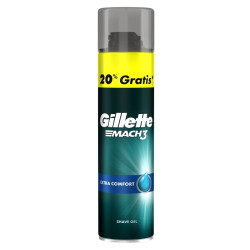 GILLETTE Mach3 Extra Comfort Gel na holení 200 ml + 40 ml