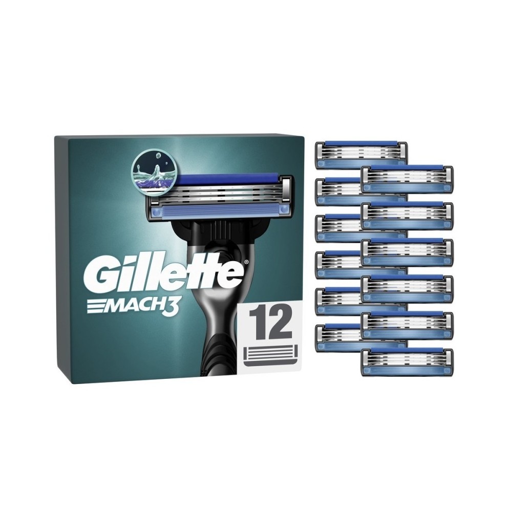 Gillette Mach3 náhradní hlavice 12 ks