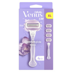 GILLETTE Venus Comfortglide Breeze Holící strojek + Náhradní hlavice 4 kusy