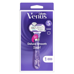 GILLETTE Venus Deluxe Smooth Swirl Holicí Strojek pro ženy 1 ks