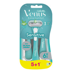 GILLETTE Venus Extra Sensitive Dámská pohotová holítka 6 kusů