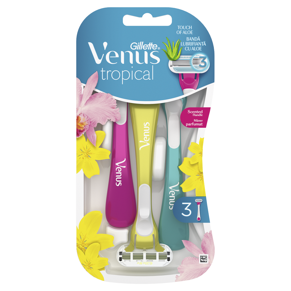 GILLETTE Venus Tropical Dámská pohotová holítka 3 kusy