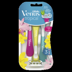 GILLETTE Venus Tropical Dámská pohotová holítka 3 kusy