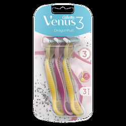 GILLETTE Venus3 Dragonfruit Pohotová holítka 3 kusy