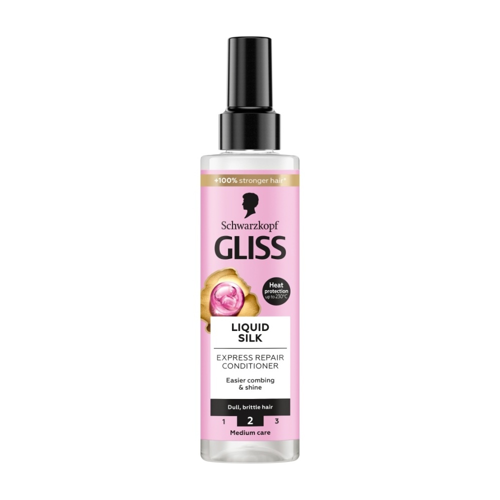 Gliss Liquid Silk regenerační expres kondicionér na vlasy 200 ml