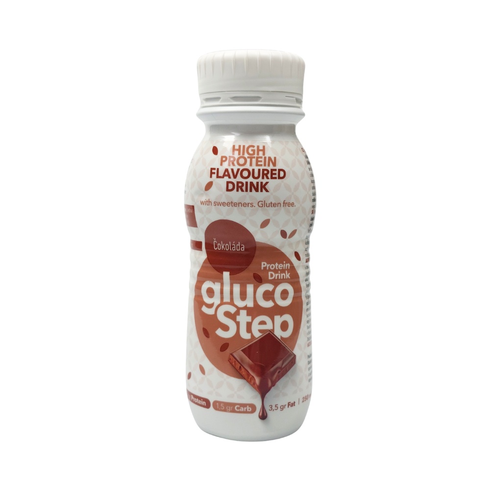 glucoStep Protein Drink čokoláda 250 ml