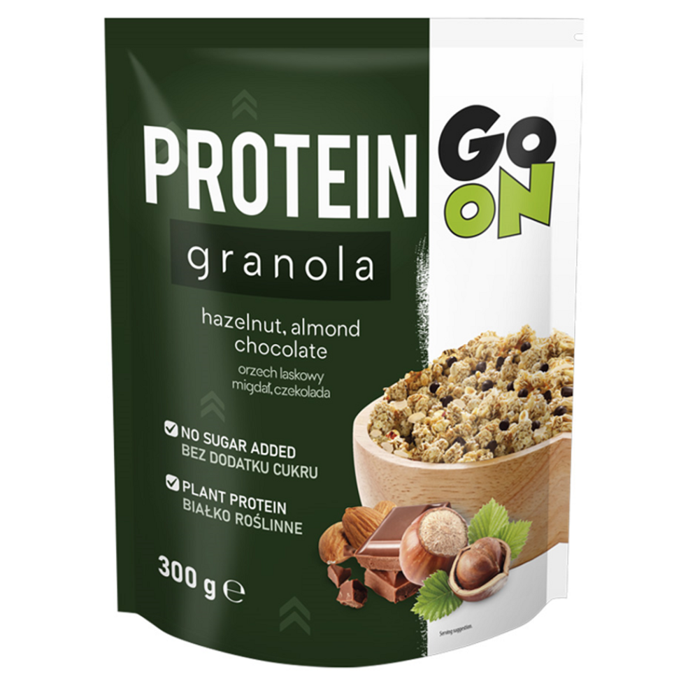 GO ON Proteinová granola s čokoládou a ořechy 300 g